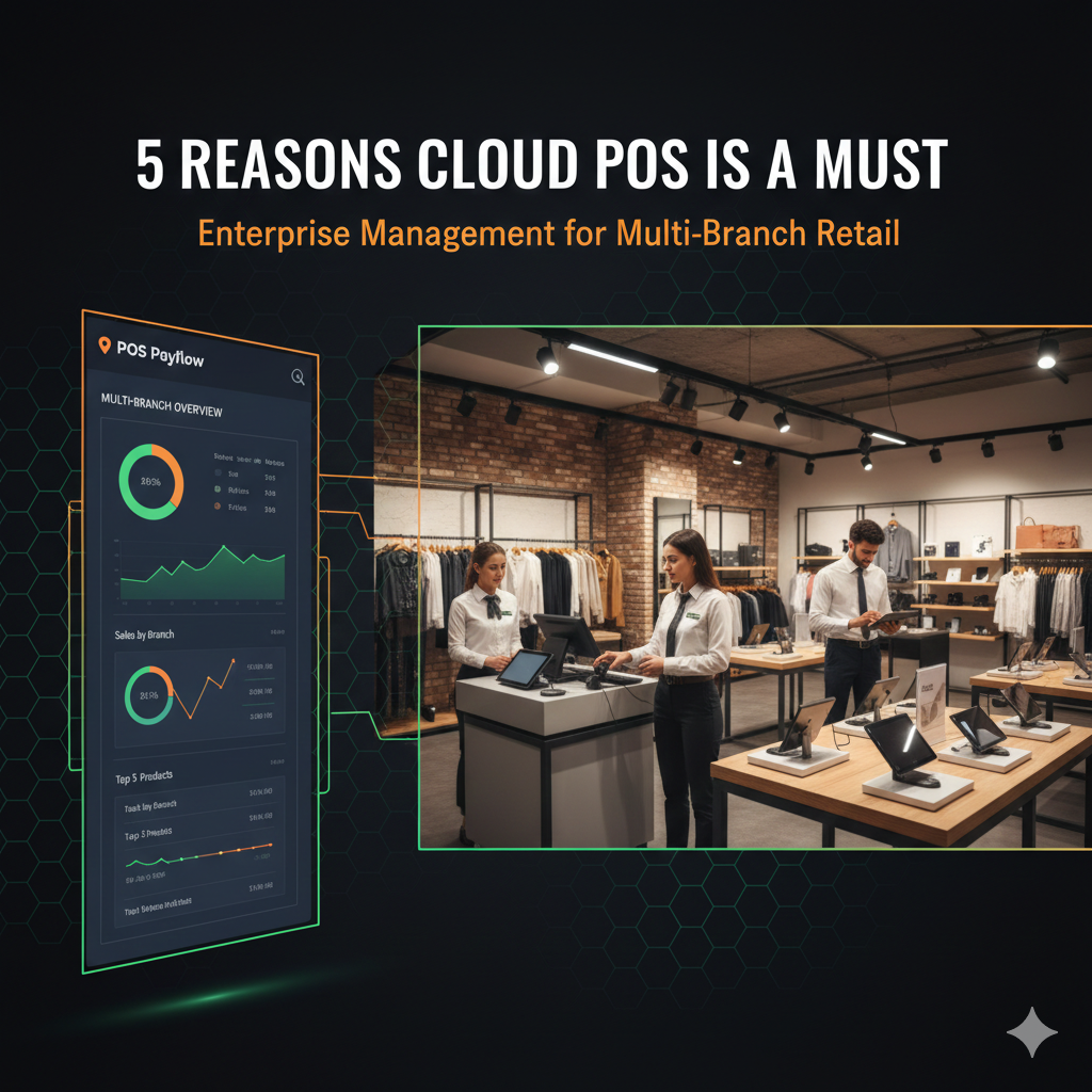 5 Alasan Mengapa Bisnis Enterprise Wajib Menggunakan Cloud POS Multi-Cabang