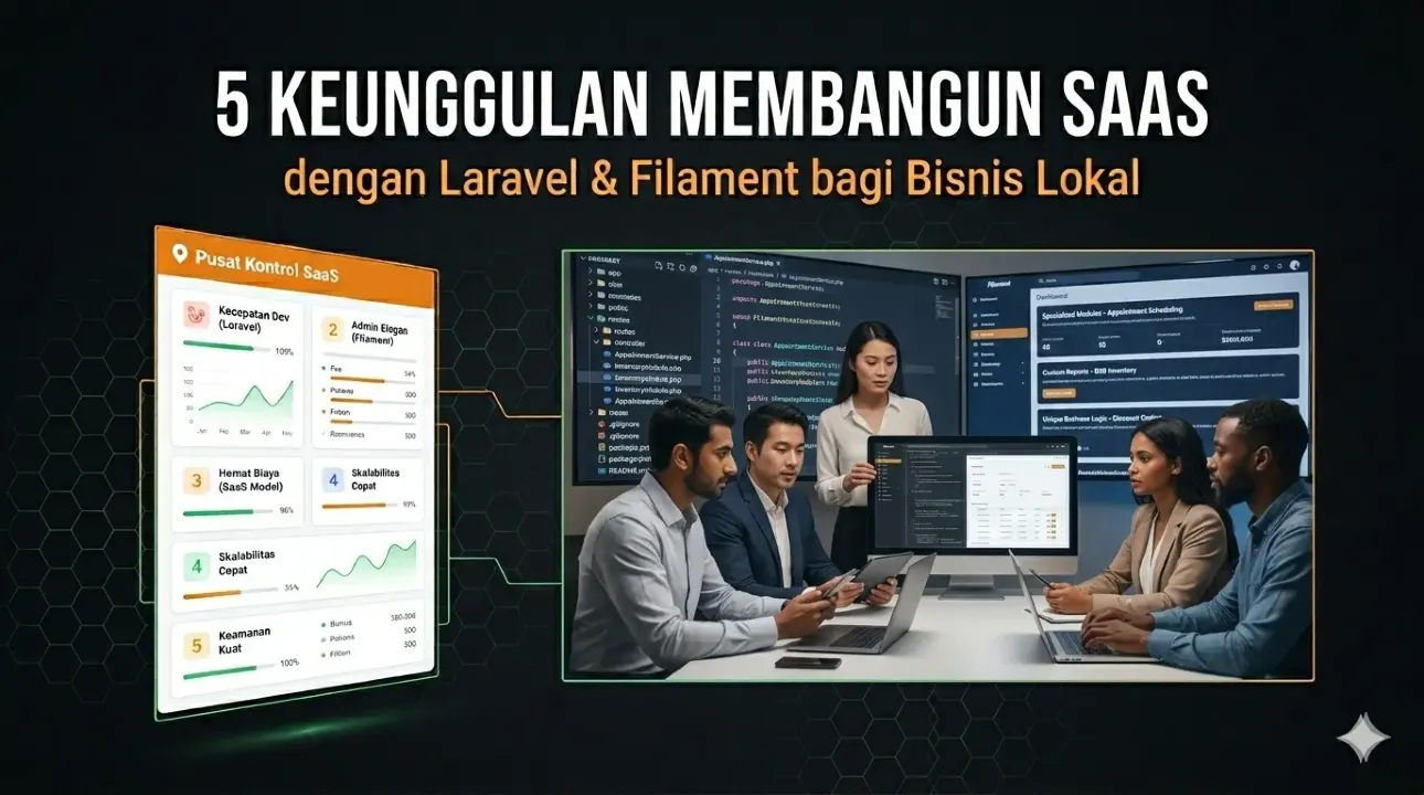 5 Keunggulan Membangun SaaS dengan Laravel & Filament bagi Bisnis Lokal
